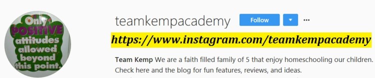 TeamKempAcademy Instagram