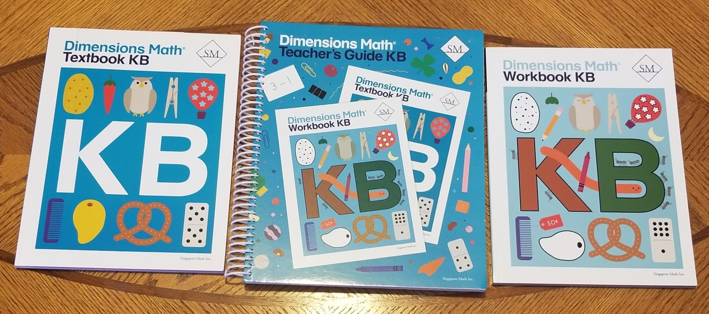 Review: Dimensions Math PK-5, Level KB – Marriage, Motherhood, & Homeschool
